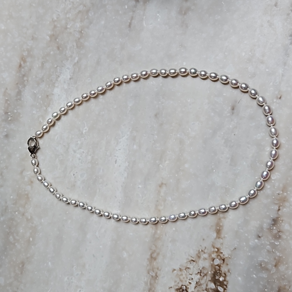 😍Honora 925 Silver Pearl Necklace😍NWOT